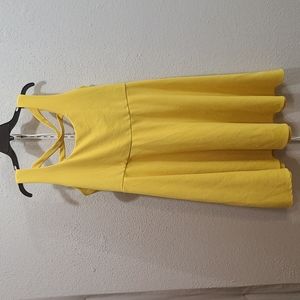 Torrid fit and flare yellow sz 2 sundress